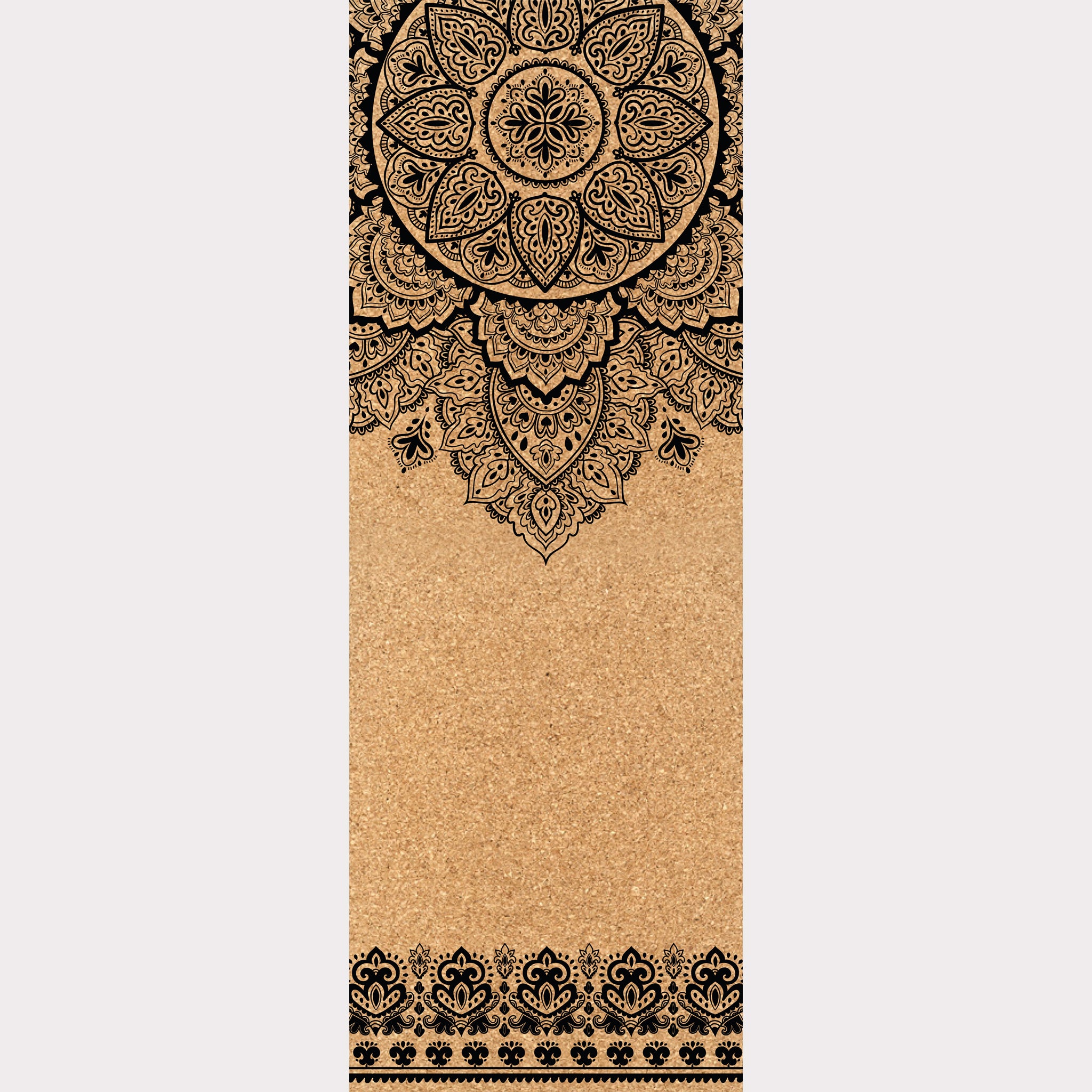 Le design du tapis de yoga en liège Inner Peace Mandala de ZenMotion est un compagnon idéal pour votre quête de sérénité. Son mandala traditionnel, symbole d’unité et d’harmonie, il favorise une pratique méditative et introspective, parfaite pour le Yoga Restauratif, le Yin Yoga ou la Méditation. Chaque mouvement vous guide vers la paix intérieure et l’équilibre, tandis que son confort et son adhérence ultime offrent stabilité et soutien. Éco-responsable et naturellement antibactérien, il incarne l’élégance