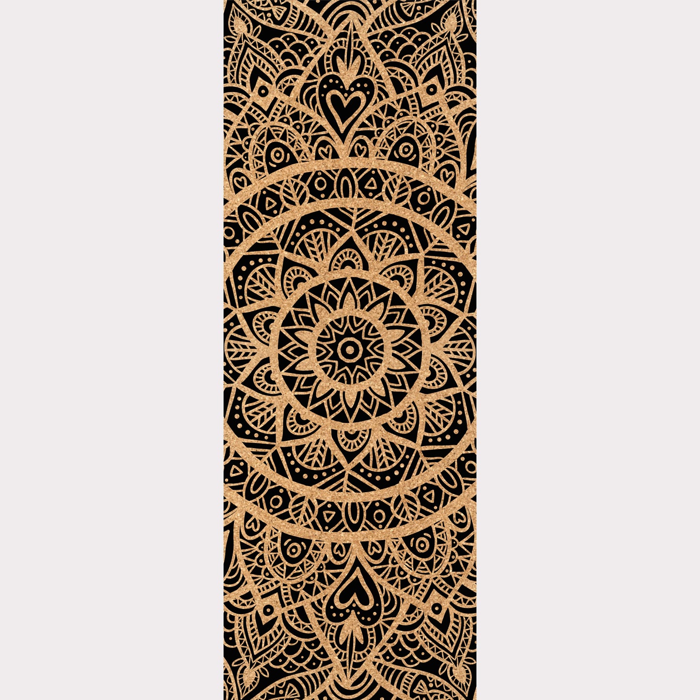 Design du tapis de yoga en liège MandaLove de ZenMotion. Ce tapis allie élégance et fonctionnalité, avec un motif inspirant l'amour de soi et la bienveillance. Confort inégalé pour améliorer votre posture et votre équilibre lors de vos séances de yoga. Le liège naturel offre une adhérence ultime, parfaite pour les pratiques de Hatha ou Yin yoga. Éco-responsable et durable, ce tapis est une œuvre d'art fonctionnelle qui célèbre la paix intérieure et l'harmonie. Transformez chaque asana.