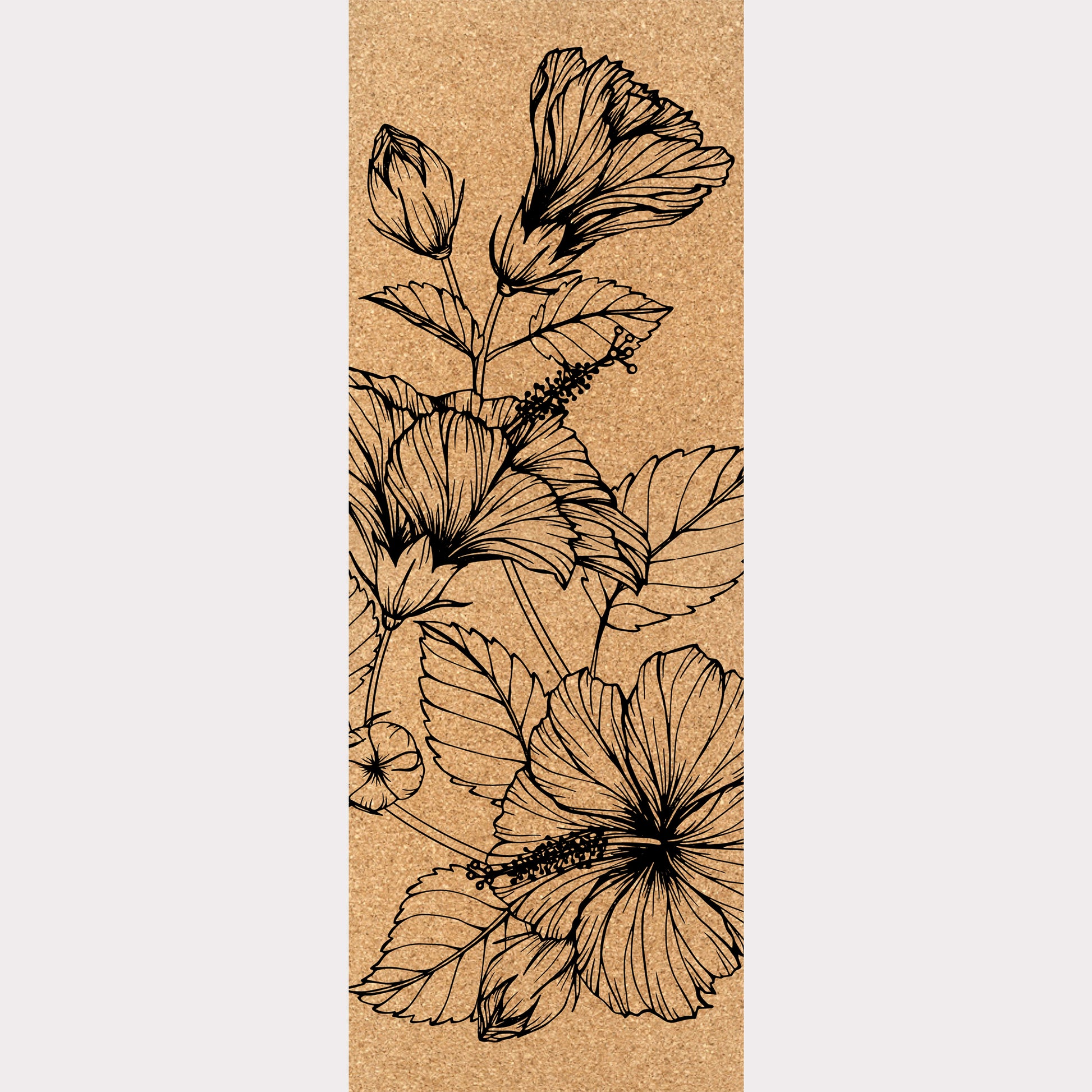 Le tapis de yoga en liège Summer Flowers de ZenMotion. Découvrez l’énergie de transformation avec ce tapis unique, inspiré par l’hibiscus et la déesse Kali. Il vous connecte à la beauté, la créativité et une profonde métamorphose intérieure. Son confort inégalé améliore votre posture et équilibre pour une pratique fluide et sereine, idéale pour le hatha yoga, le vinyasa et le yoga restauratif. Tapis écologique à l'adhérence ultime, naturellement antidérapant, soutient chaque mouvement.